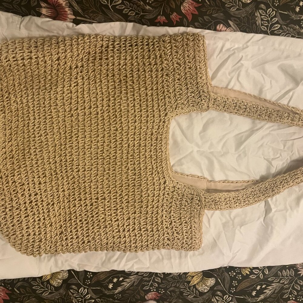 Raffia Tote Bag